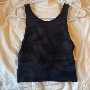 Lululemon Athletica Black camo power pivot  Tank
